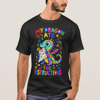 Meu Dragão Comeu as Instruções Camiseta Masculina