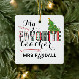 Meu Enfeites de natal de Professores Favorito
