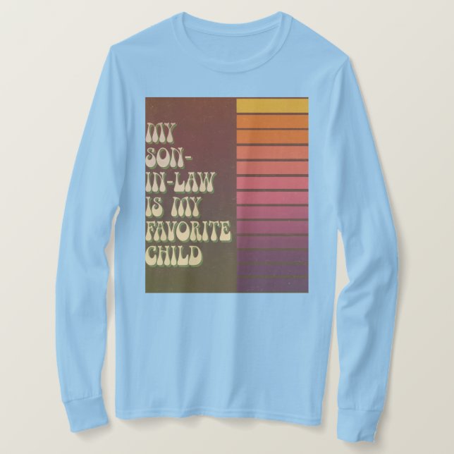 Meu Filho Em Direito É Minha Camisa De T-Shirt Fav (Frente do Design)