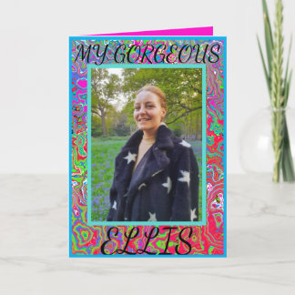 MEU FILHO GORGEOSO / FILHA - Cartão de Saudação