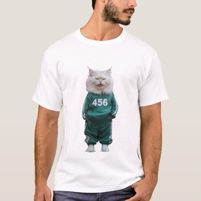 Meu gato está na minha camisa (Frente)