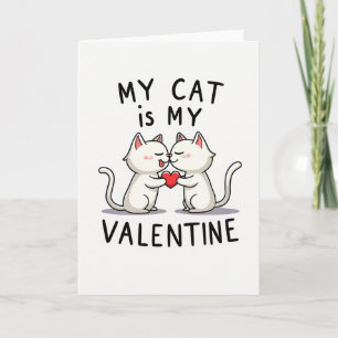 Meu Gato Meu Cartão de Amor de São Valentim