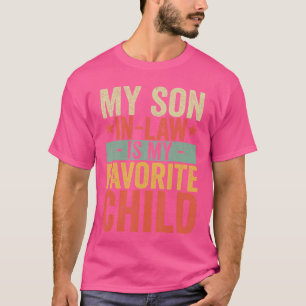 Meu genro é meu filho favorito Camisa engraçada re