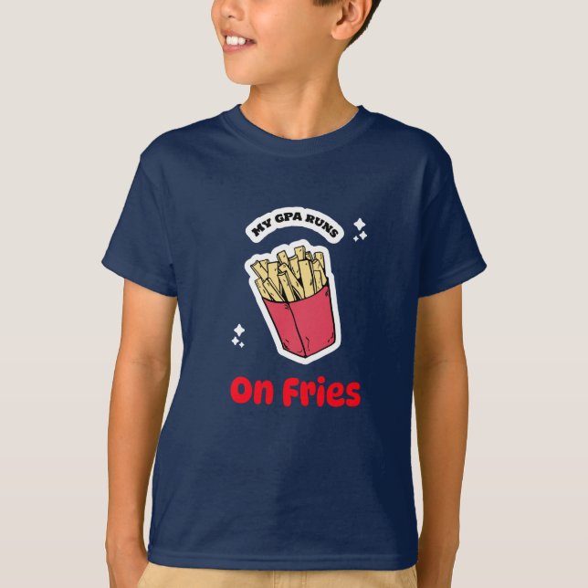 Meu GPA funciona na camiseta de almoço do Fries-Sc (Frente)