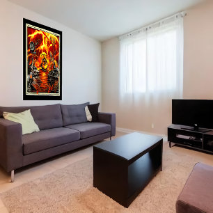 Meu inferno pessoal AI Art Poster