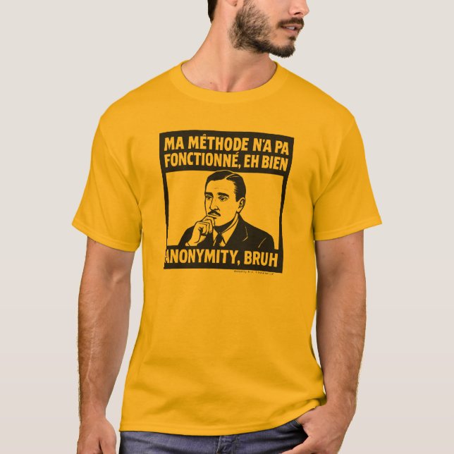 Meu Jeito Não Funcionou - Camiseta Básica Masculin (Frente)