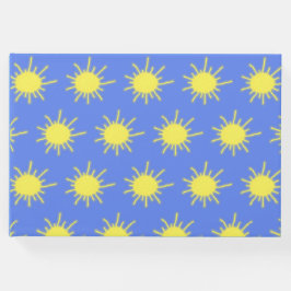Meu Livro de Convidado Sunshine (Azul Céu e Amarel