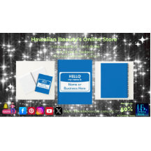 Meu Nome É Notebook Azul & Branco Com Capa Espiral