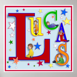 Meu nome - impressão de "Lucas"