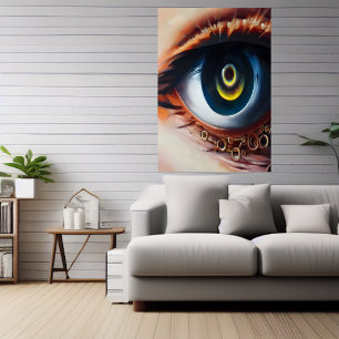 Meu olho   AI Art Poster