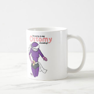 Meu ostomy está mostrando? Caneca