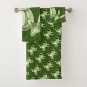 Meu Outro Conjunto de Toalhas de Banho de Sapo Ver