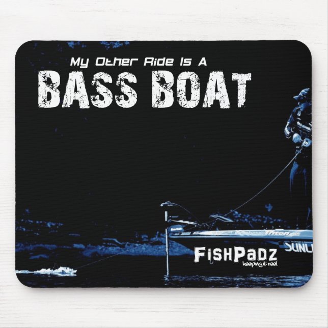 Meu outro passeio é um barco baixo Mousepad (Frente)