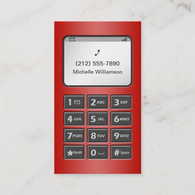 Meu outro telefone - cartões telefónicos pessoais (Frente)