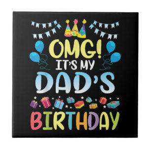 Meu Pai de aniversário está feliz comigo, seu pai