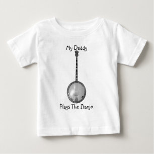 Meu pai, jogos a camisa da criança do banjo
