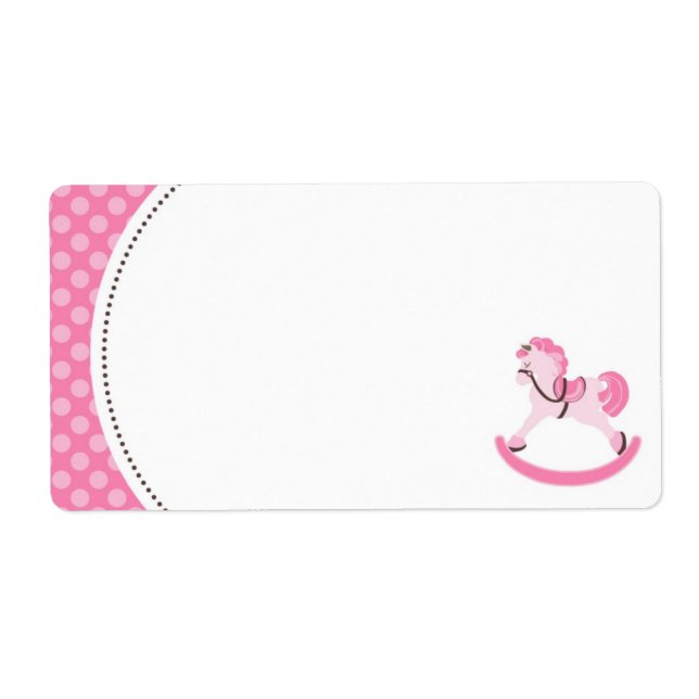 Meu Pequeno Nome de etiqueta Pony (Frente)