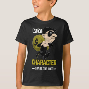 Meu personagem pega a camisa do loot childs
