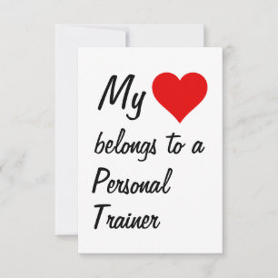 Meu Pertence a um Cartão de Personal Trainer