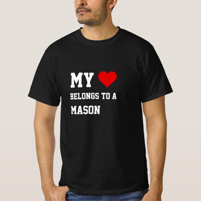 Meu Pertence A Uma Camisa De T-Mason (Frente)