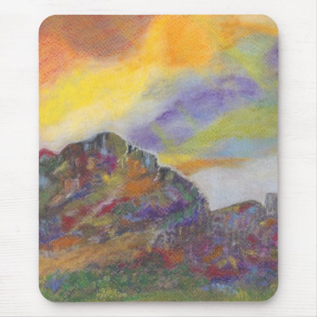 "Meu planeta" Computador Mouse Pad (Frente)