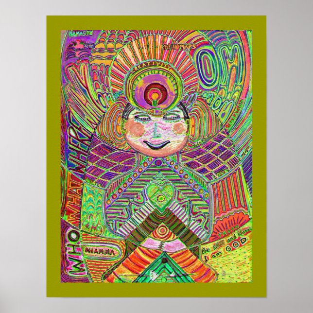 Meu Poster de Mapa da Mente Interna (Frente)