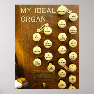 Meu poster ideal do órgão