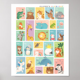 Meu Primeiro Alfabeto ABC Animais Poster