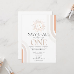 Meu Primeiro Ano ao Redor do Sol Convite