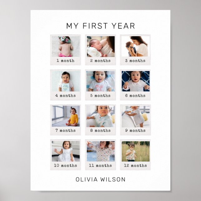 Meu primeiro ano de Poster (Frente)