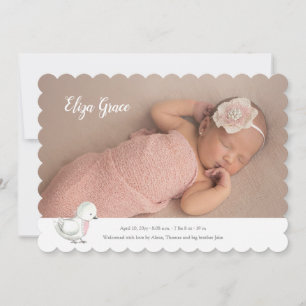 Meu Primeiro Anúncio De Nascimento Da Foto H