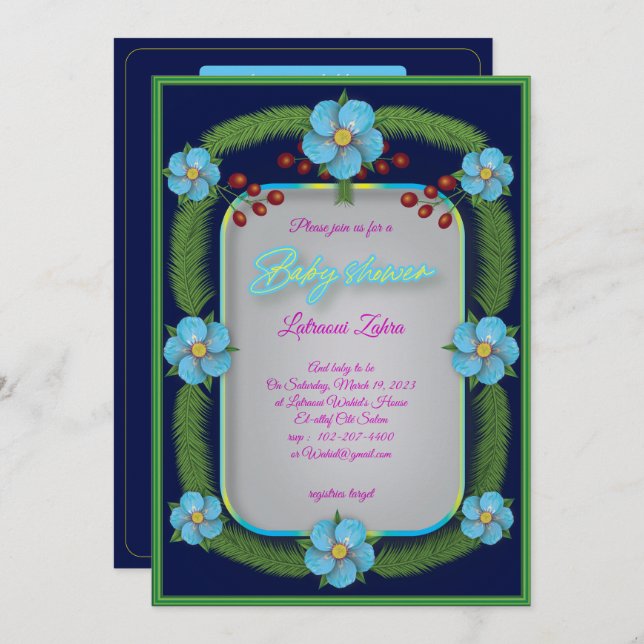 Meu primeiro buquê de flor. B. (Frente/Verso)