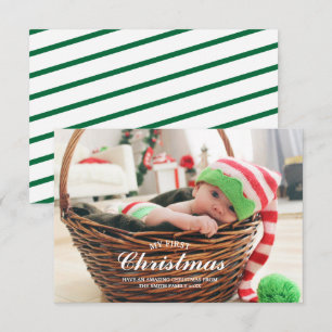 Meu Primeiro Cartão com fotos de Natal, Filha 1rua