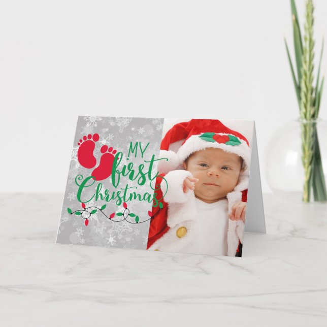 Meu Primeiro Cartão de Natal Fotográfico (Frente)