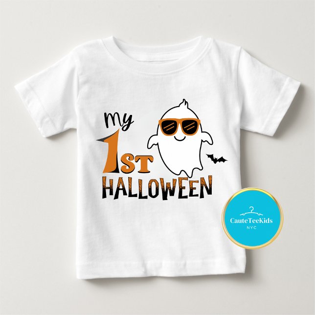 Meu Primeiro Halloween | Camiseta de Halloween par (Criador carregado)