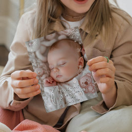 Meu Primeiro Impressão de Foto do Bebê de Natal