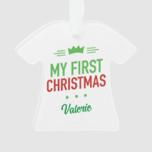 Meu Primeiro Ornamento de Natal