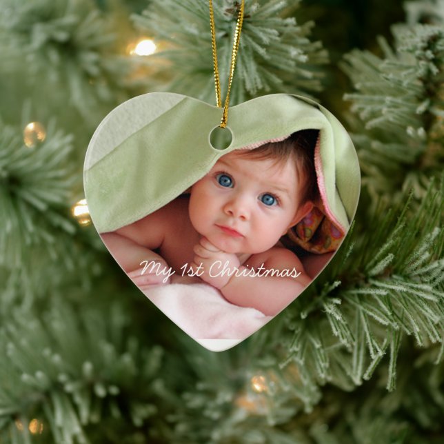 Meu Primeiro Ornamento Fotográfico de Pontos Brilh (Árvore)