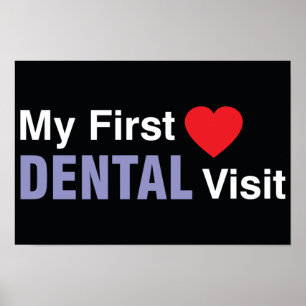 Meu primeiro poster dental da visita