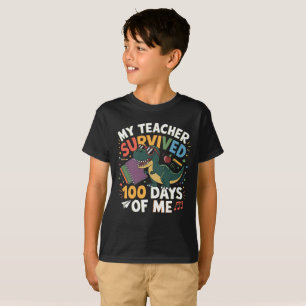 Meu professor sobreviveu à camiseta do ano escolar
