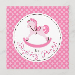 Meu quadrado pequeno 4 do convite do pônei