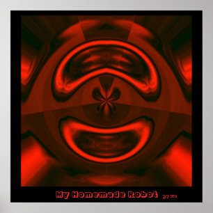 Meu robô caseiro poster quadro