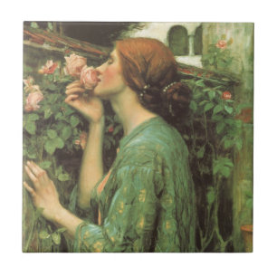 Meu Rosa doce, ou Alma do Rosa por Waterhouse