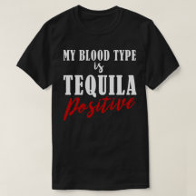 Meu tipo de sangue é camisetas engraçadas do