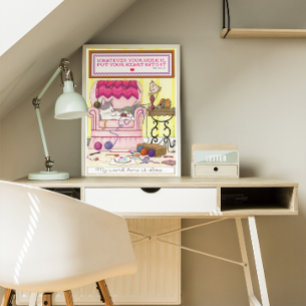 Meu trabalho aqui é poster feito