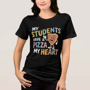 Meus alunos têm uma pizza, minha Design do coração