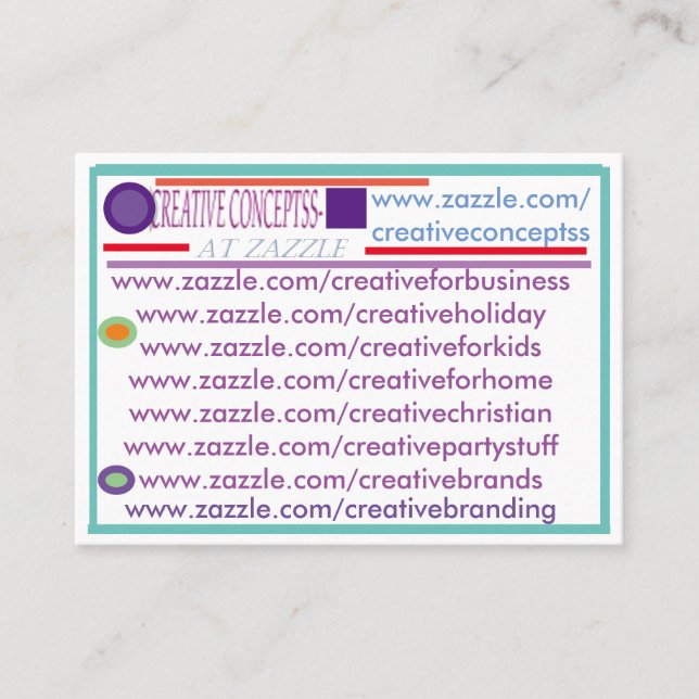 meus cartões de visitas zazzle personalizados (Frente)