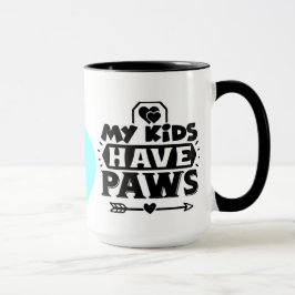 Meus filhos têm caneca de patas