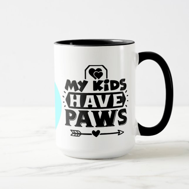 Meus filhos têm caneca de patas (Direita)