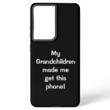 Meus netos me fizeram.. Capinha de telefone